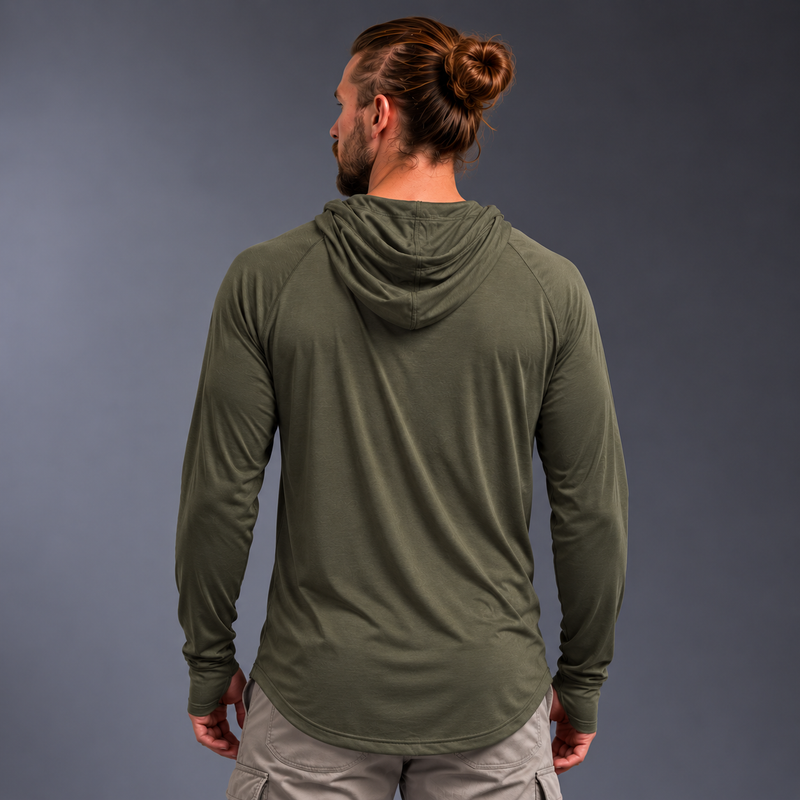 Long Sleeve Lightweight Hoodie Shirt
